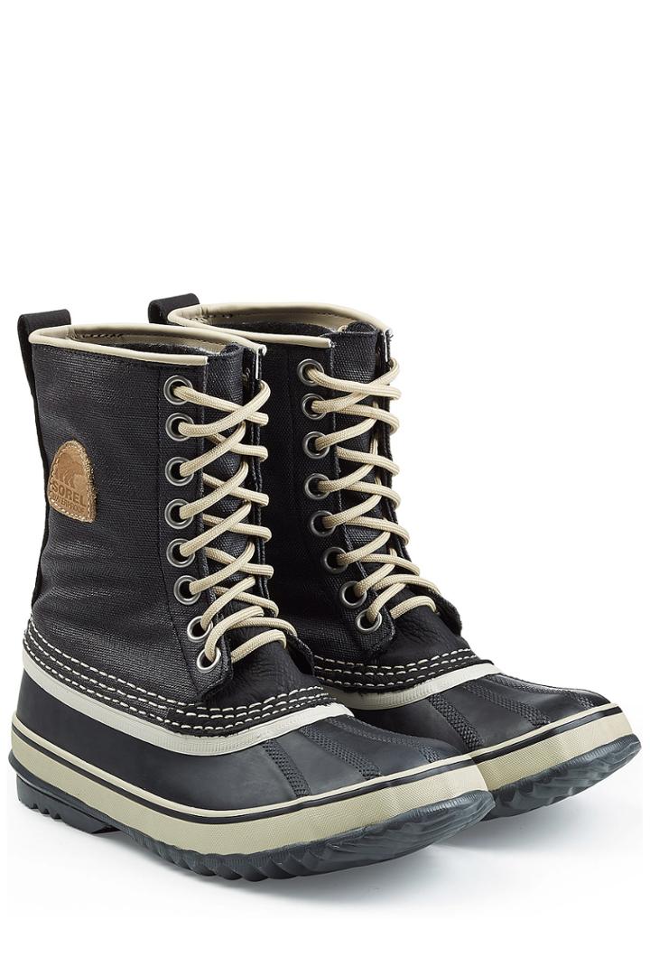 Sorel Sorel 1964 Premium Waterproof Canvas And Rubber Boots - Black