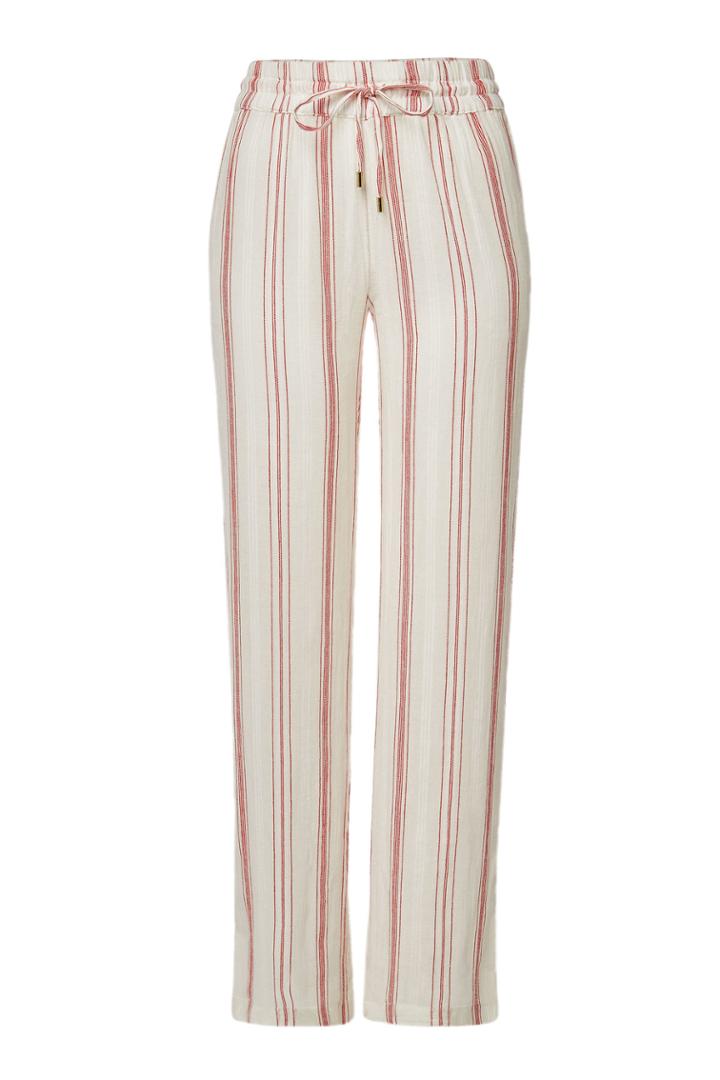 Melissa Odabash Melissa Odabash Krissy Striped Cotton Pants