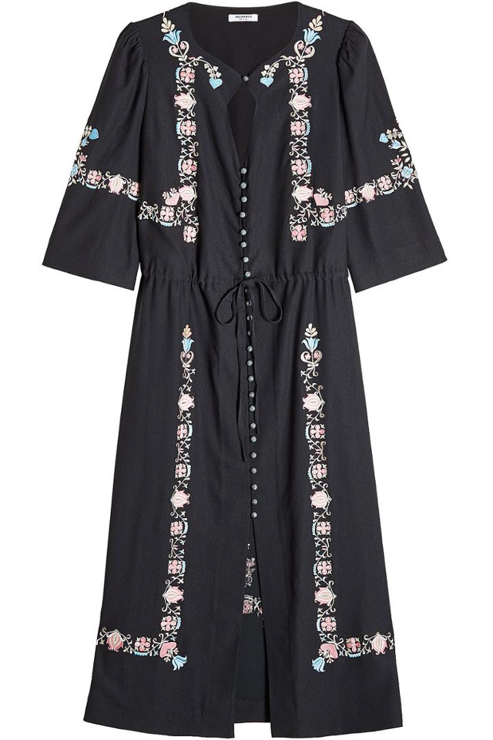 Vilshenko Vilshenko Embroidered Dress