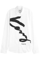 Kenzo Kenzo Printed Cotton Shirt - White