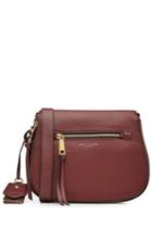 Marc Jacobs Marc Jacobs Recruit Leather Saddle Bag - Red