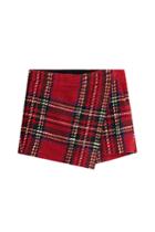 Barbara Bui Barbara Bui Tartan Skirt With Cotton And Wool - Red