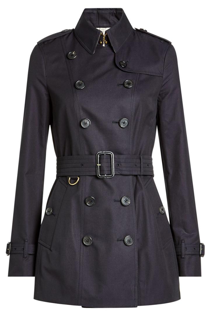 Burberry London Burberry London Cotton Trench Jacket - Blue