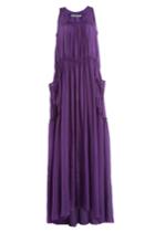 Alberta Ferretti Alberta Ferretti Silk Maxi Dress - Purple