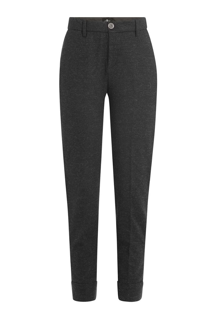 Seven For All Mankind Seven For All Mankind 7/8 Pants With Virgin Wool - Grey