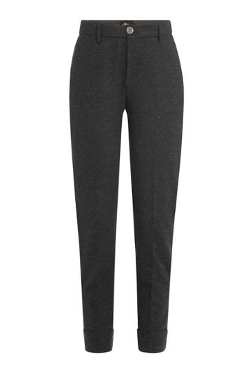 Seven For All Mankind Seven For All Mankind 7/8 Pants With Virgin Wool - Grey