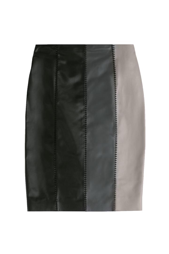 Paule Ka Paule Ka Leather Skirt
