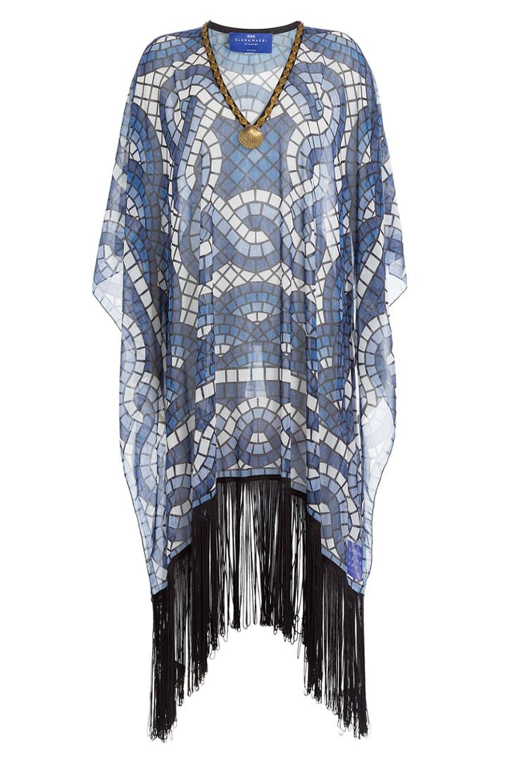 Elena Makri Elena Makri Printed Fringe Tunic