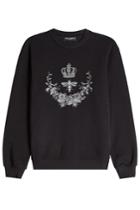 Dolce & Gabbana Dolce & Gabbana Embroidered Cotton Sweatshirt