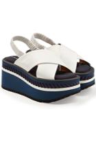 Robert Clergerie Robert Clergerie Omin Leather Platform Sandals