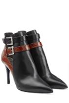 Fendi Fendi Leather Ankle Boots - Black