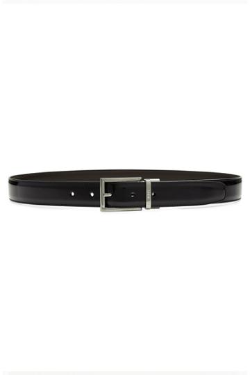 Tods Tods Leather And Suede Reversible Belt - Black