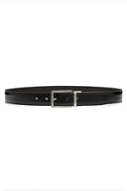 Tods Tods Leather And Suede Reversible Belt - Black