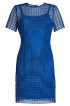 Diane Von Furstenberg Diane Von Furstenberg Dress With Mesh Overlay