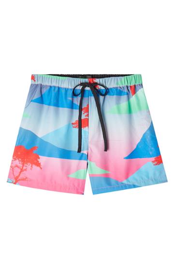 Double Rainbouu Double Rainbouu Night Swim Printed Shorts