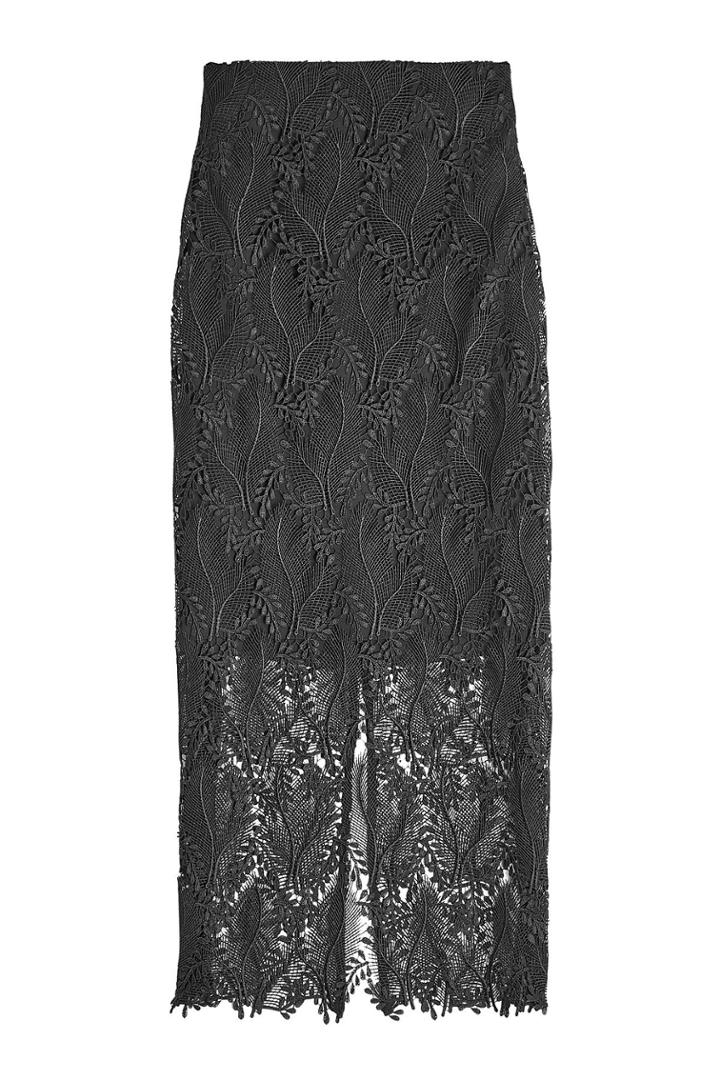 Diane Von Furstenberg Diane Von Furstenberg Embroidered Lace Pencil Skirt