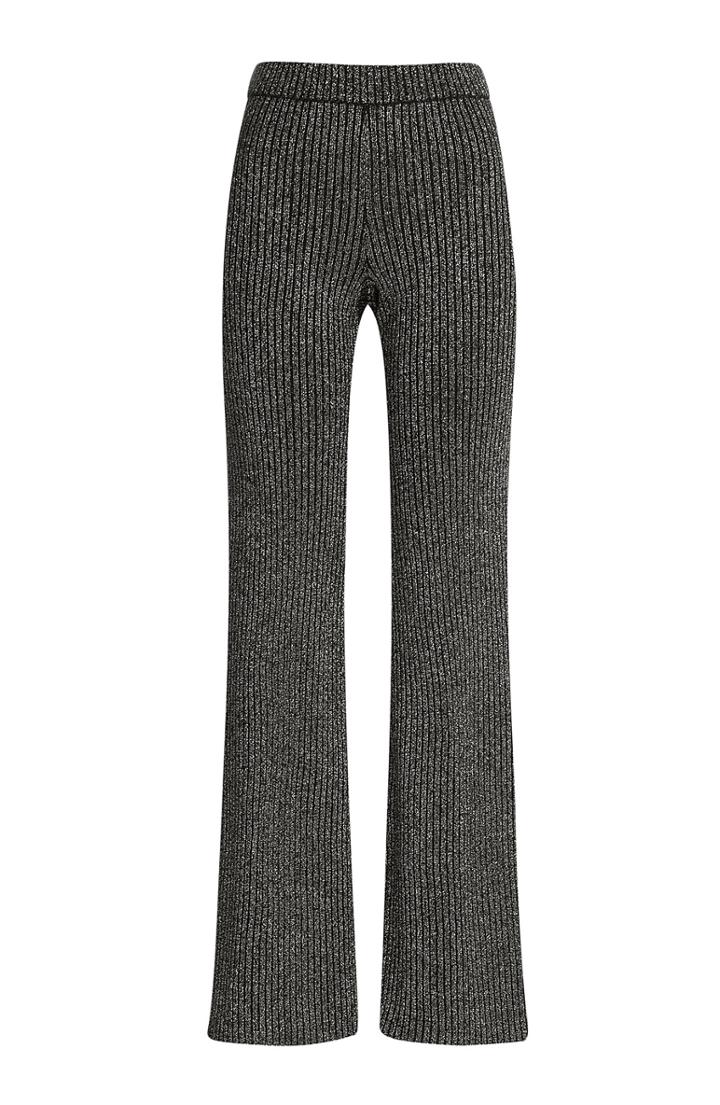 Alberta Ferretti Metallic Stretch Pants