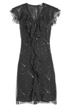 Karl Lagerfeld Karl Lagerfeld Printed Silk Chiffon Dress