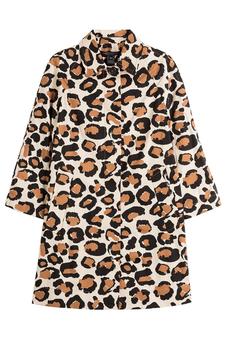 Marc By Marc Jacobs Marc By Marc Jacobs Leopard Print Cotton Coat - Animal Prints