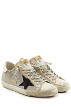 Golden Goose Golden Goose Super Star Sneakers With Leather