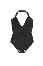 Herv L Ger Bandage Swimsuit With Cut Out Detail