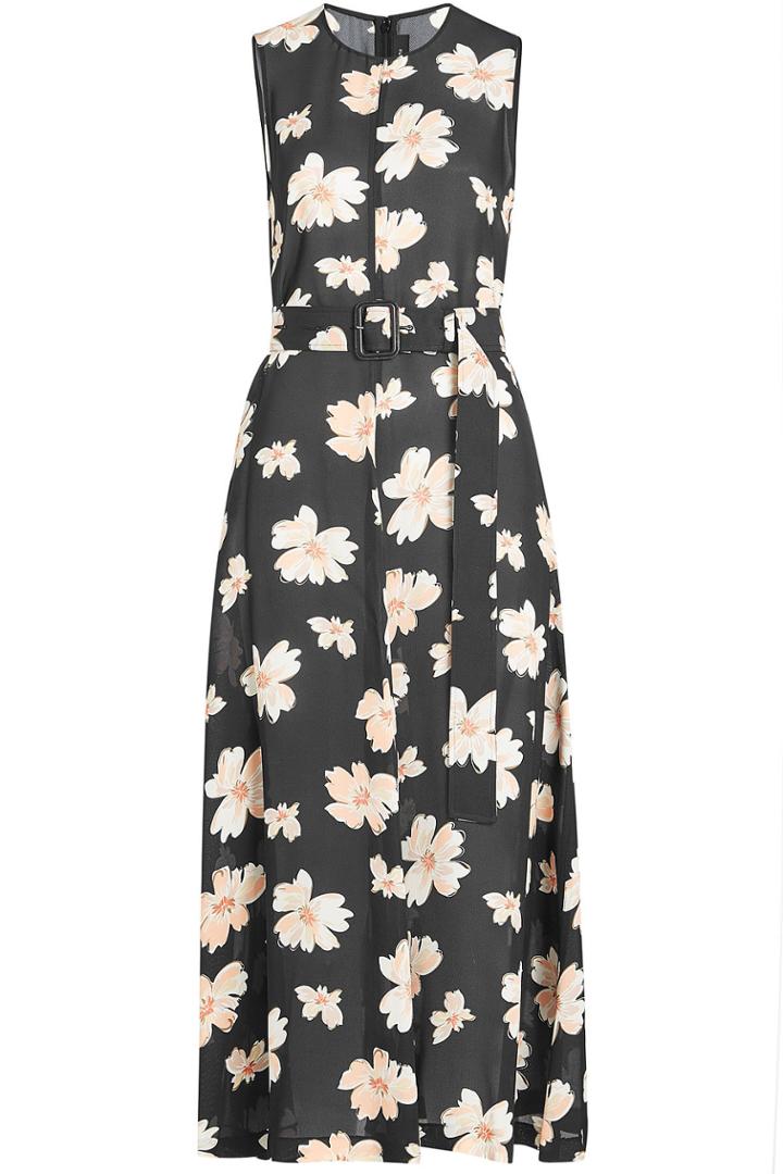 Joseph Joseph Printed Dress With Silk