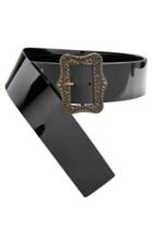 Maison Margiela Maison Margiela Patent Leather Belt - Black