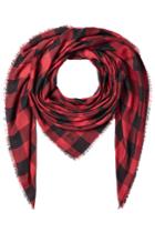 Dsquared2 Dsquared2 Buffalo Check Scarf With Cashmere - Red