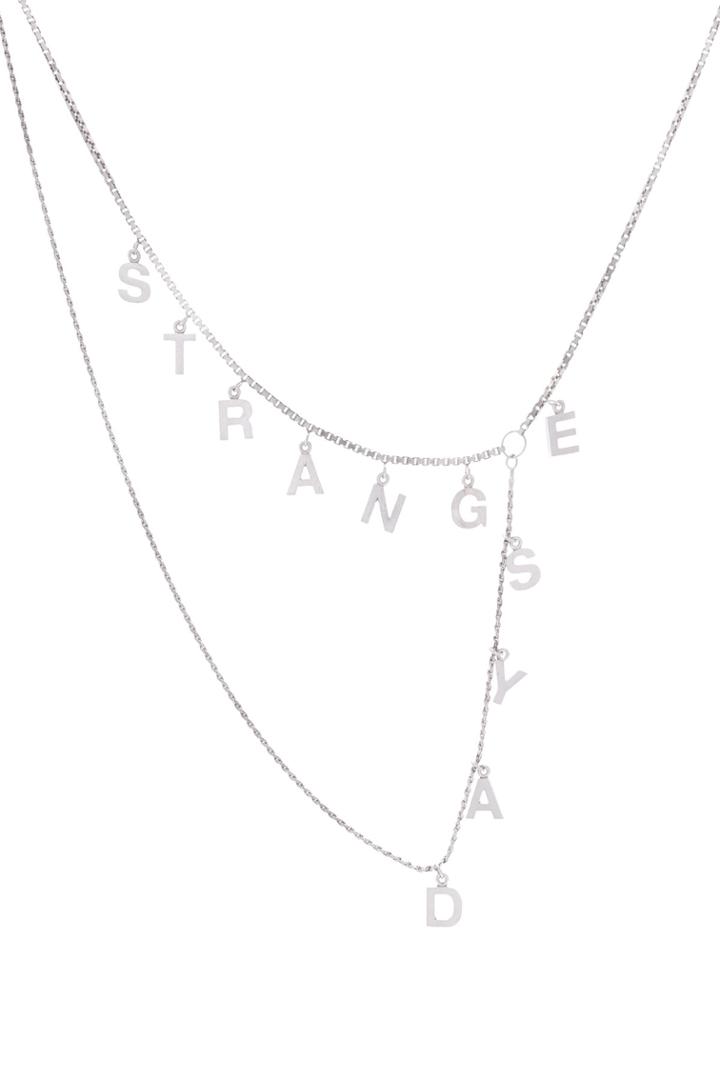 Raf Simons Raf Simons Strange Days Silver Necklace