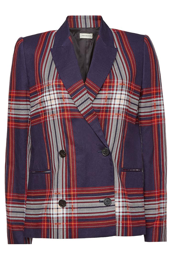 By Malene Birger By Malene Birger Rivali Printed Blazer With Linen And Cotton