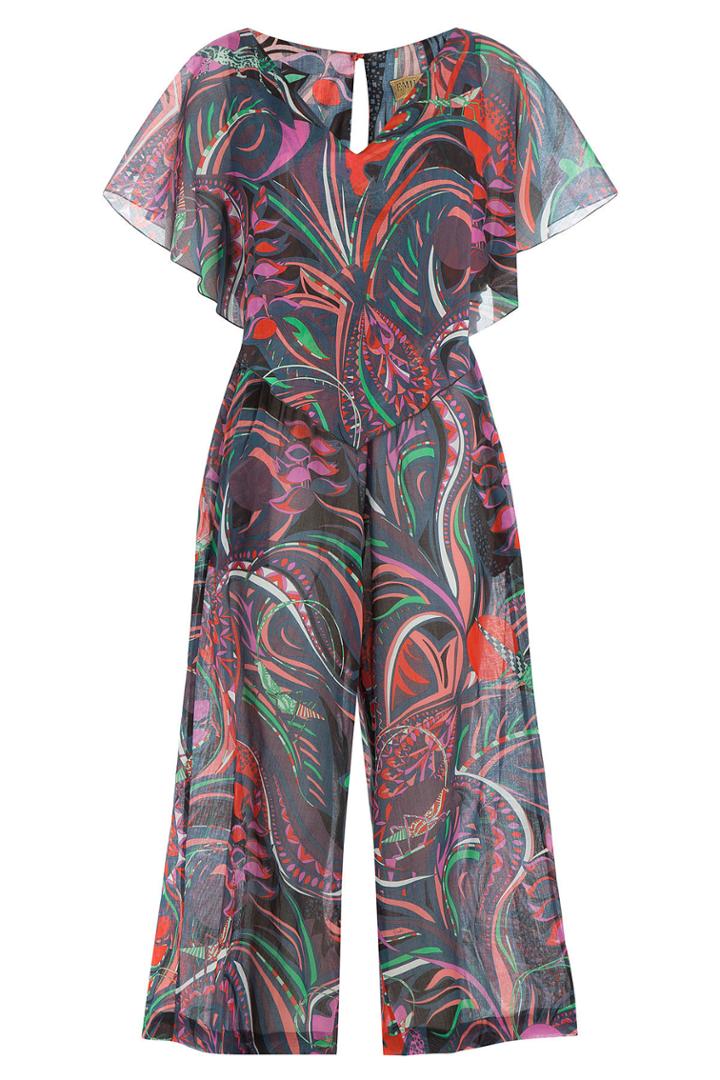 Emilio Pucci Emilio Pucci Printed Cotton Jumpsuit - Multicolored