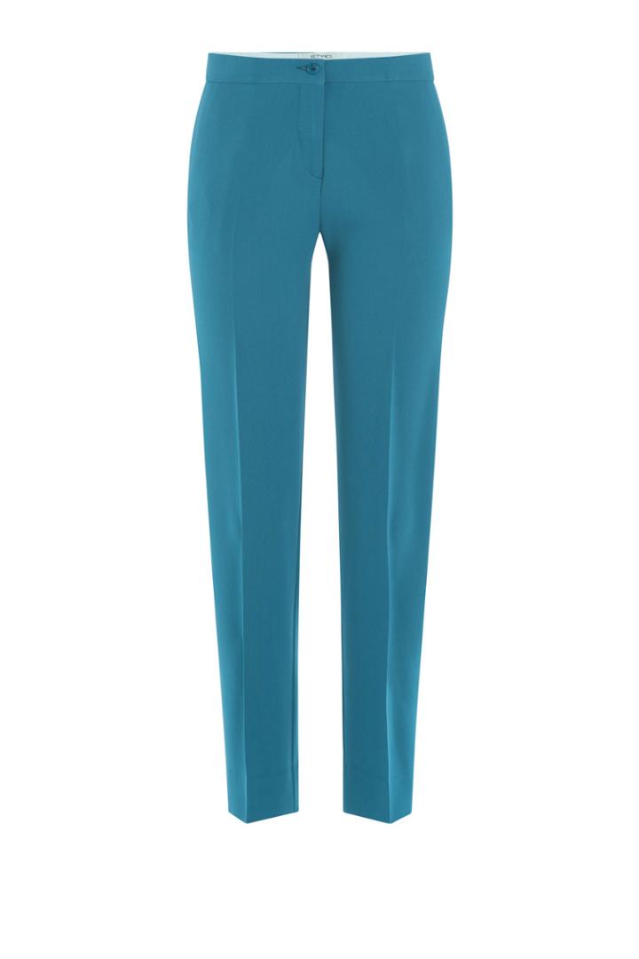 Etro Etro Cropped Pants - Blue