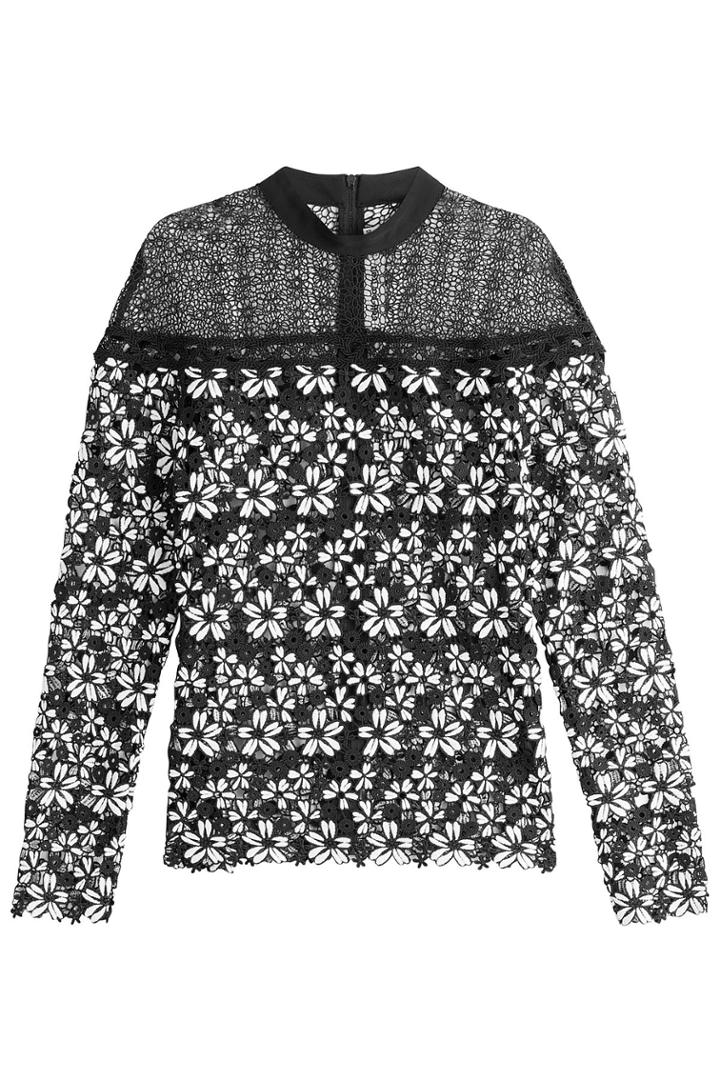 Self-portrait Self-portrait Lace Blouse - Florals
