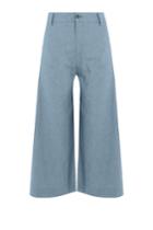 Seafarer Seafarer Cotton Wide Leg Culottes - Blue