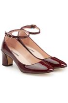 Repetto Repetto Patent Leather Pumps With Ankle Strap