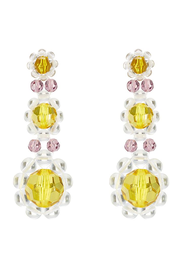 Simone Rocha Simone Rocha Bead Embellished Earrings - Multicolor