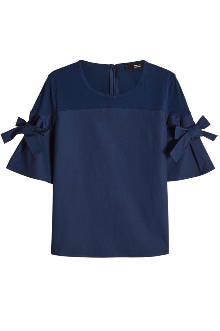 Steffen Schraut Steffen Schraut Cotton Top With Oversized Bows