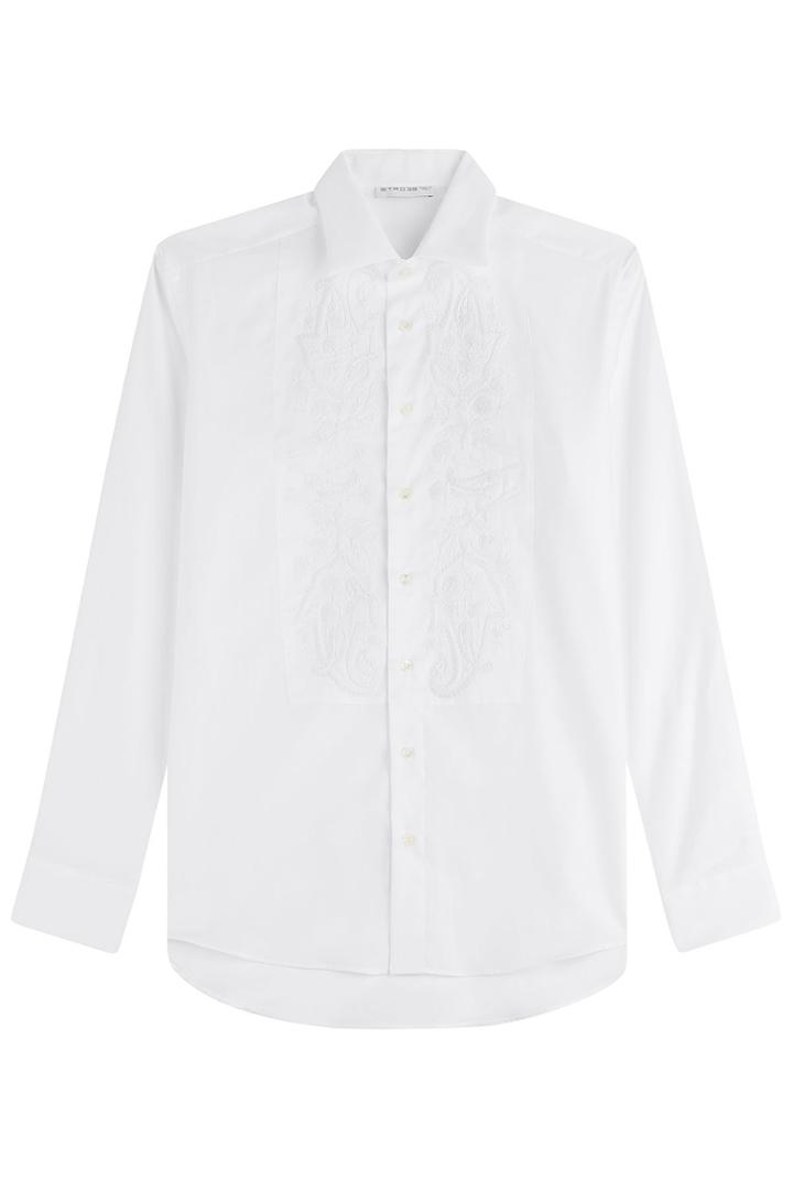 Etro Etro Embroidered Cotton Shirt - None