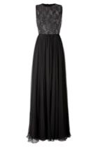 Jenny Packham Jenny Packham Silk Gown In Licorice