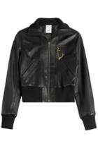 Anthony Vaccarello Anthony Vaccarello Leather Jacket - Black