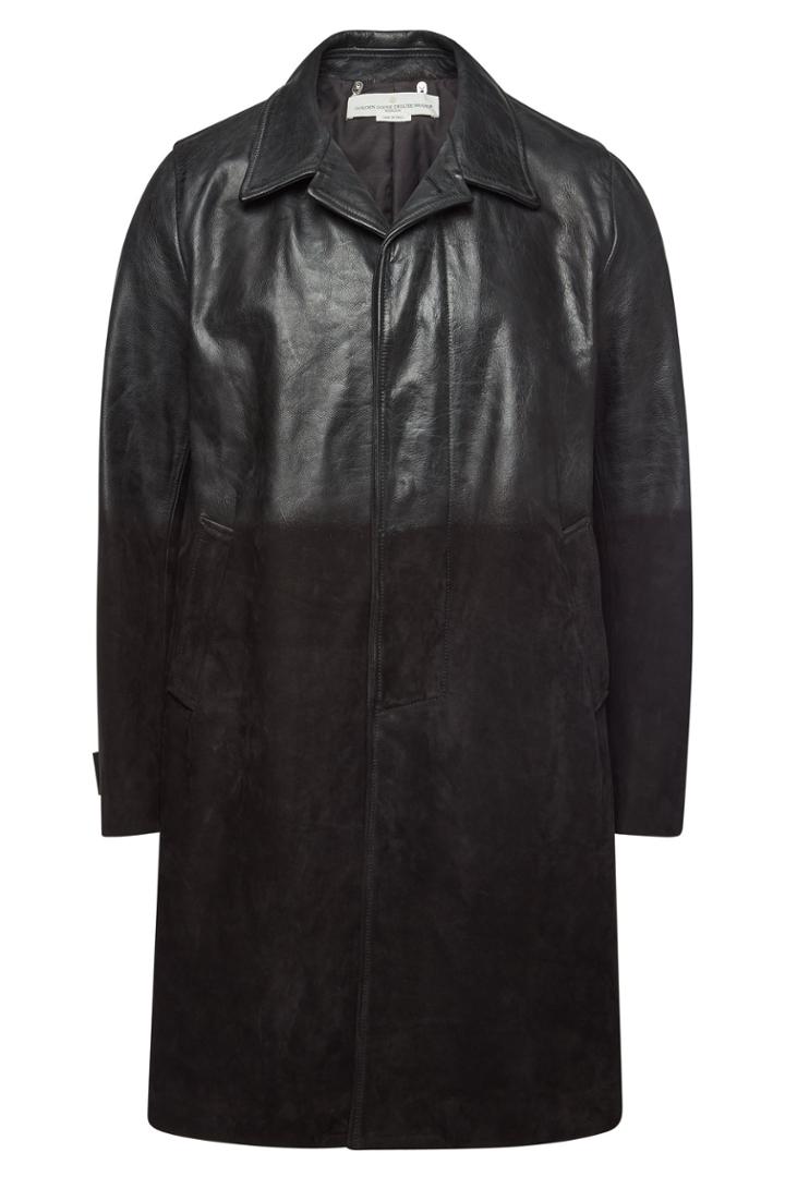 Golden Goose Deluxe Brand Golden Goose Deluxe Brand Mcqueen Leather And Suede Coat