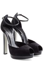 Alexander Mcqueen Suede Platform Sandals