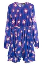 Just Cavalli Just Cavalli Printed Chiffon Dress - Purple