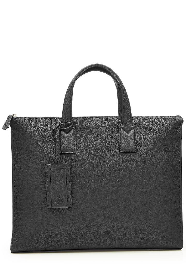 Fendi Fendi Leather Briefcase