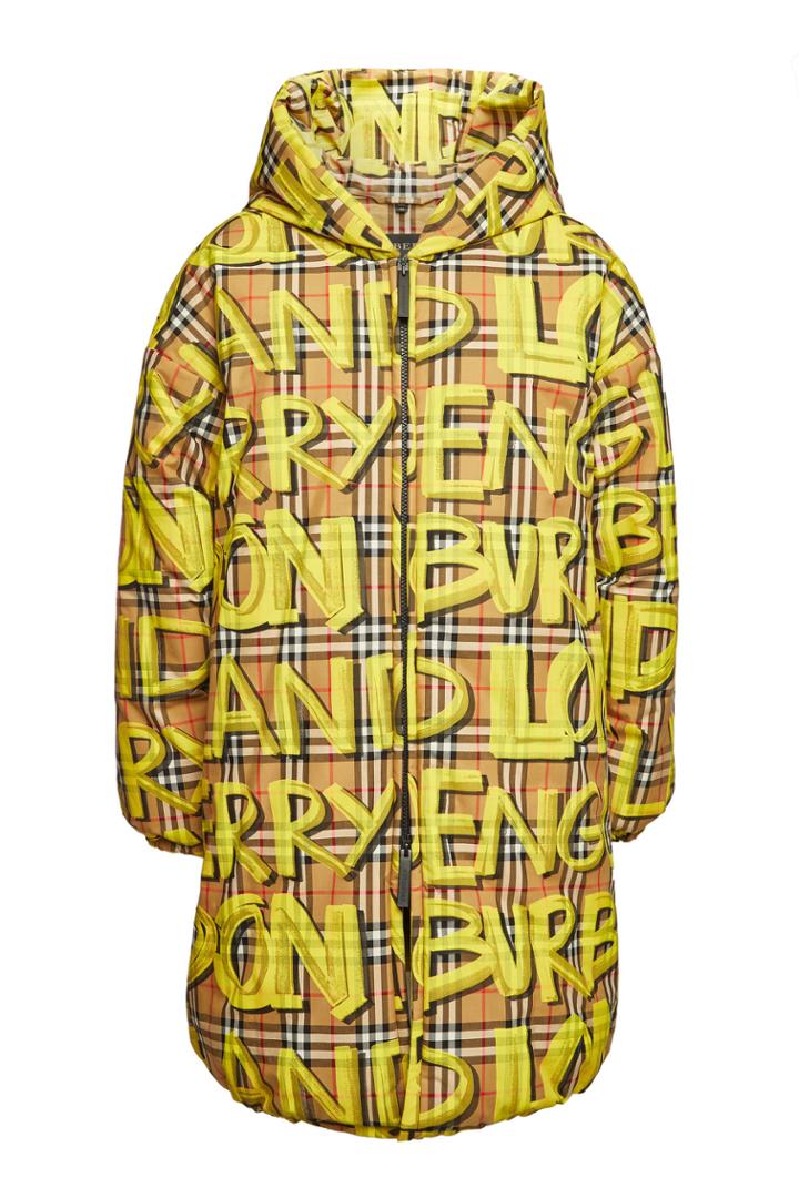 Burberry Burberry Printed Cotton Down Coat