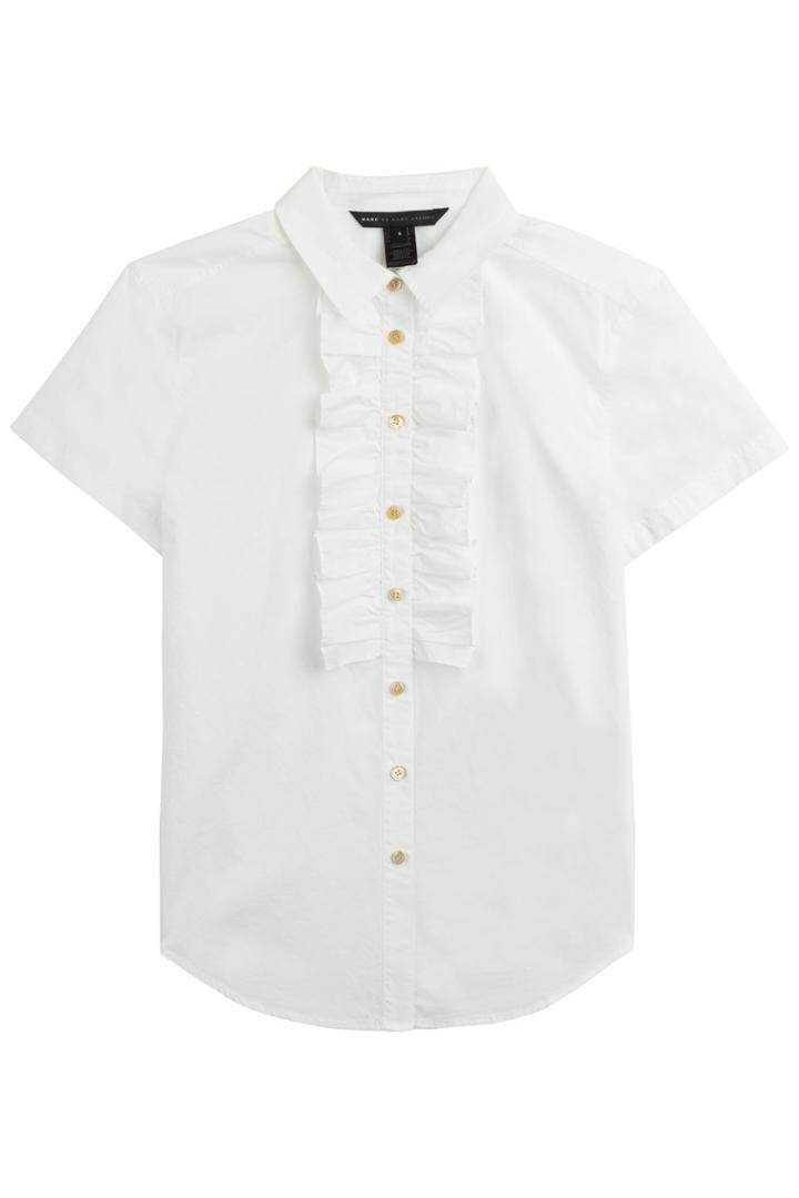 Marc By Marc Jacobs Marc By Marc Jacobs Cotton Blouse With Ruffles