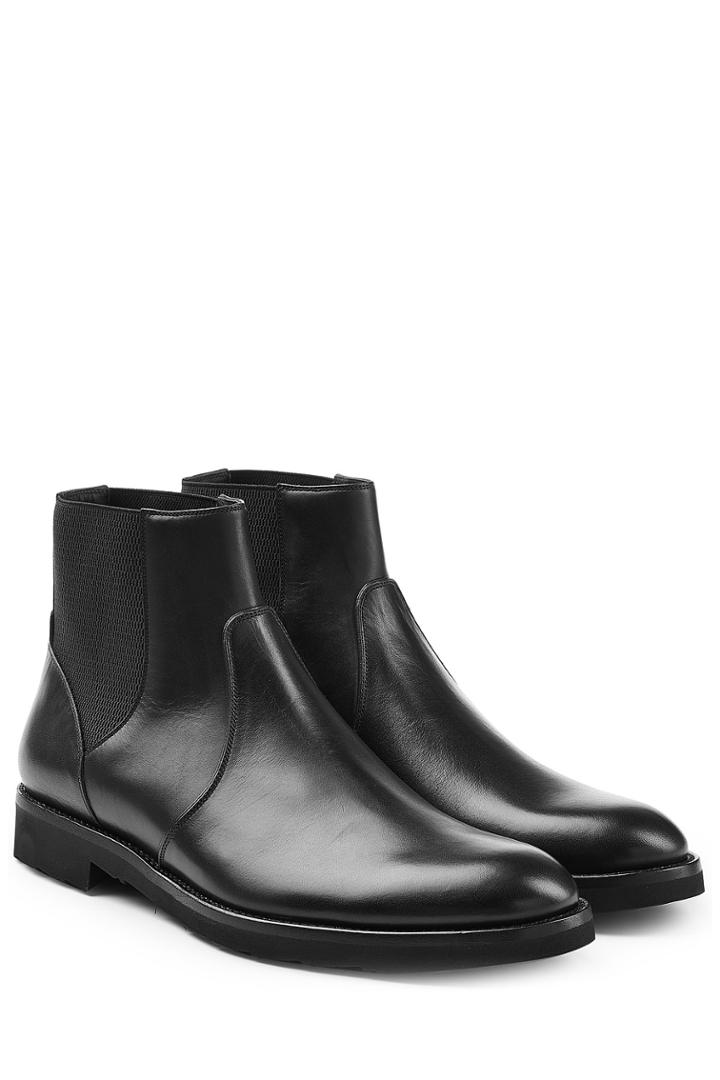 Dolce & Gabbana Dolce & Gabbana Leather Chelsea Boots - Black