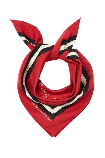 Fear Of God Fear Of God Printed Cotton And Silk Scarf