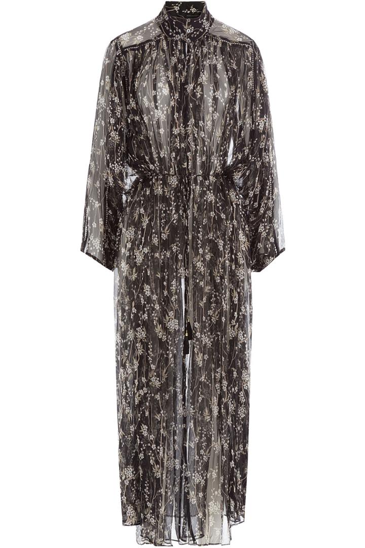 Zimmermann Zimmermann Printed Silk Chiffon Maxi Dress - Multicolor