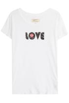 Current/elliott Current/elliott Printed Cotton T-shirt - Green
